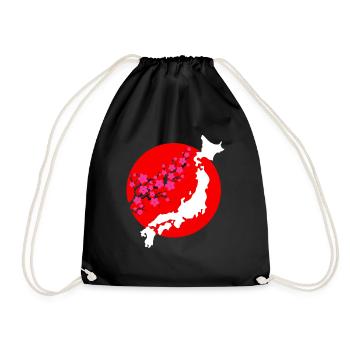 Japon - Sac de sport léger - noir - Devant