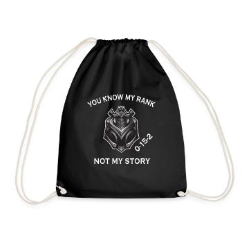 Ligue Iron Feeder Legend Rank LoL Gamer - Sac de sport léger - noir - Devant