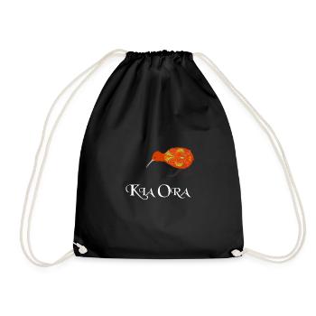 Kia Ora Nouvelle-Zélande Backpacker - Sac de sport léger - noir - Devant