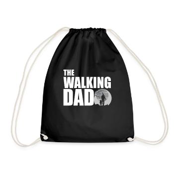 The Walking Dad - Drawstring Bag - black - Front