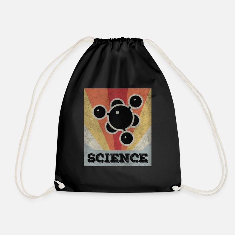 Science - Atome - Sac de sport léger - noir