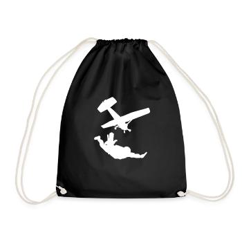 Parachutisme - Sac de sport léger - noir - Devant