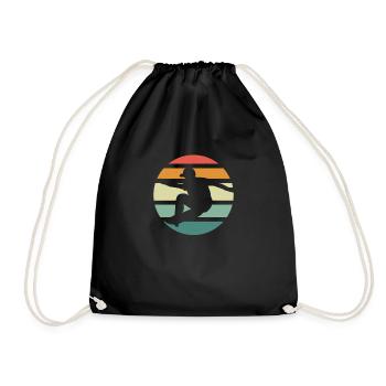 Planche à roulettes - Sac de sport léger - noir - Devant