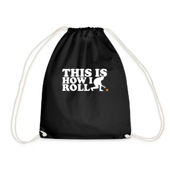 Bol à gazon - Sac de sport léger - noir - Devant