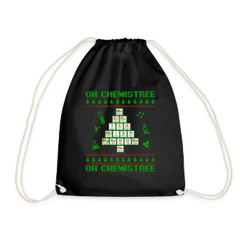Oh Chemistree Chimie Noël - Sac de sport léger - noir - Devant
