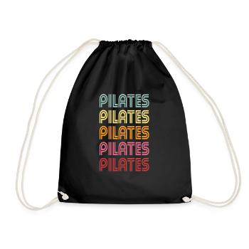 Pilates - Drawstring Bag - black - Front