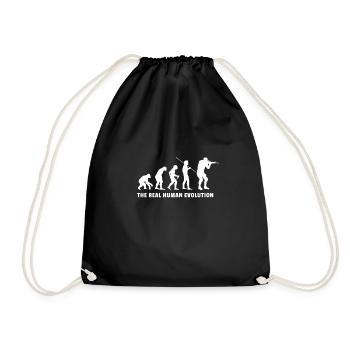 Soldats Evolution Cadeau - Sac de sport léger - noir - Devant