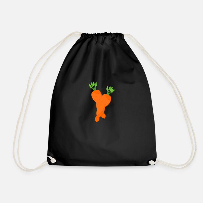 Conception de carottes - Sac de sport léger - noir