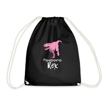 mummy - Drawstring Bag - black - Front