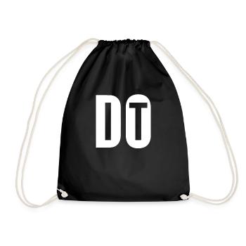 Do it motivation saying quotes - Drawstring Bag - black - Front