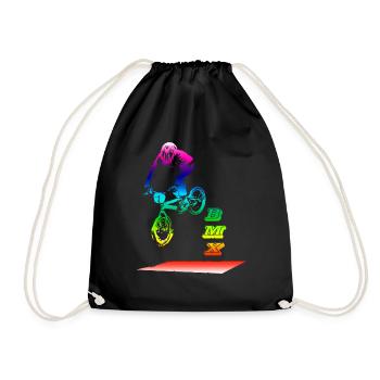 bmx - Turnbeutel - Schwarz - Vorne