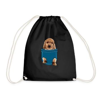 Cocker Spaniel - Turnbeutel - Schwarz - Vorne