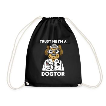 Faites-moi confiance, je suis un chien Dog Doctor Doctor Humour - Sac de sport léger - noir - Devant