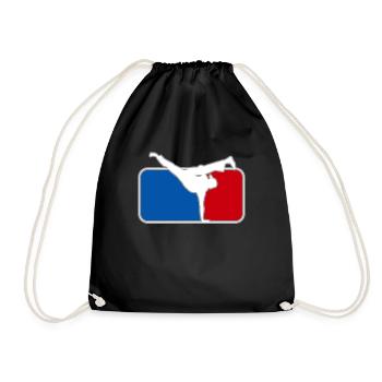 break dancing - Drawstring Bag - black - Front