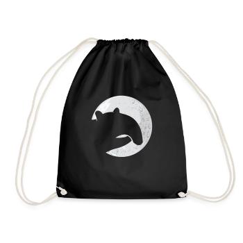 Tapir - Turnbeutel - Schwarz - Vorne