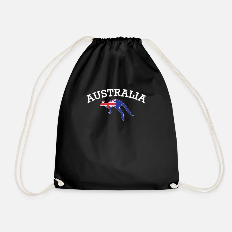 Australien - Turnbeutel - Schwarz