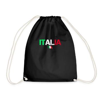 Rom Italien - Turnbeutel - Schwarz - Vorne
