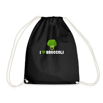 brocoli - Sac de sport léger - noir - Devant