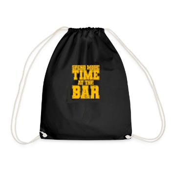 kitesurfer - Drawstring Bag - black - Front