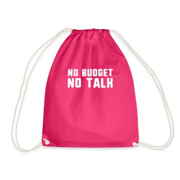 Pas de budget sans parler entrepreneur indépendant - Sac de sport léger - fuchsia - Devant