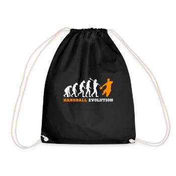 Handball Evolution - Turnbeutel - Schwarz - Vorne