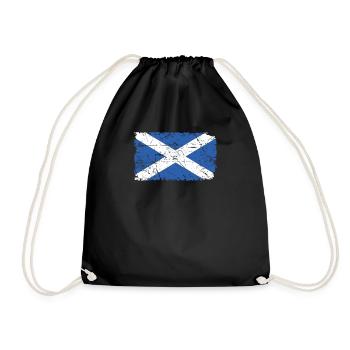 Scotland - Drawstring Bag - black - Front