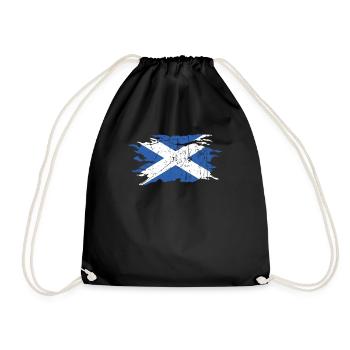 Scotland - Drawstring Bag - black - Front