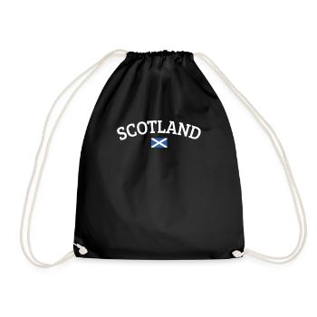 Scotland - Drawstring Bag - black - Front