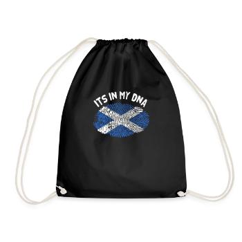Scotland - Drawstring Bag - black - Front