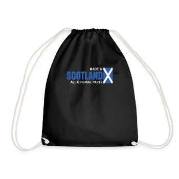 Scotland - Drawstring Bag - black - Front
