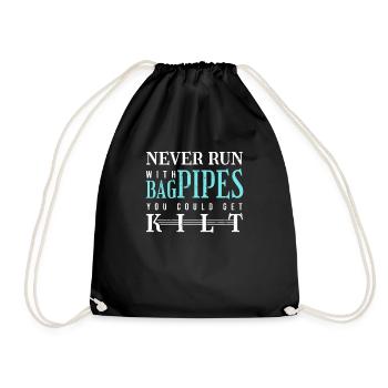 Scotland - Drawstring Bag - black - Front