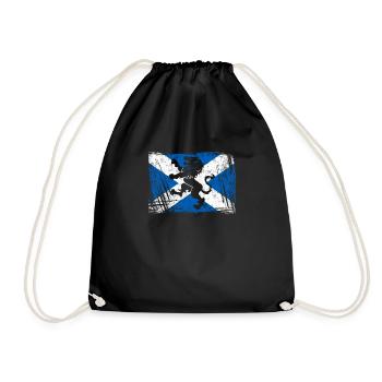 Scotland - Drawstring Bag - black - Front