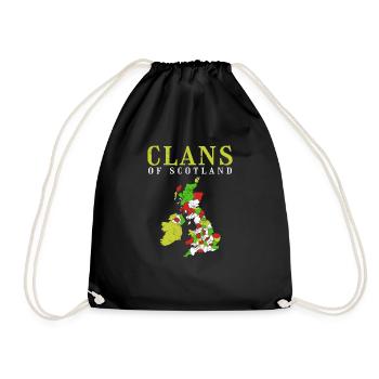 Scotland - Drawstring Bag - black - Front