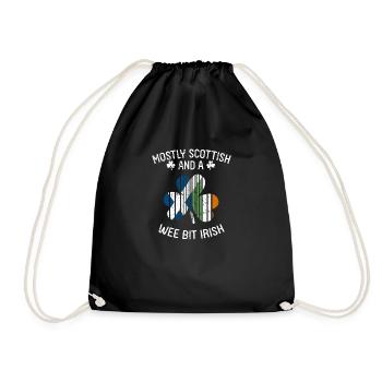 Scotland - Drawstring Bag - black - Front