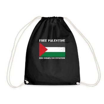 Intifada palestine gratuite - Sac de sport léger - noir - Devant