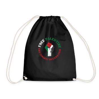 Intifada palestine gratuite - Sac de sport léger - noir - Devant