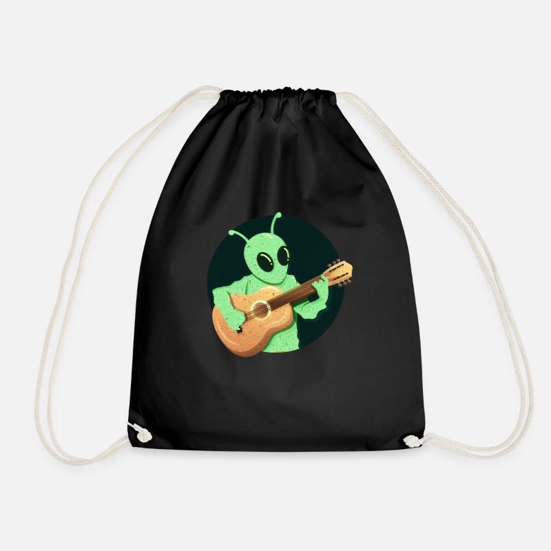 Gitarre - Turnbeutel - Schwarz