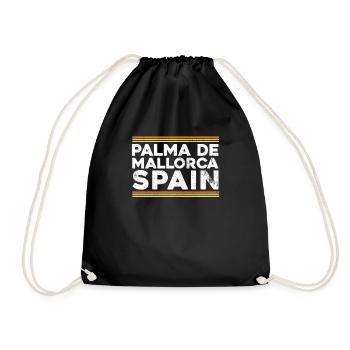 Majorca - Drawstring Bag - black - Front
