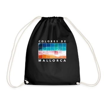Mallorca - Turnbeutel - Schwarz - Vorne