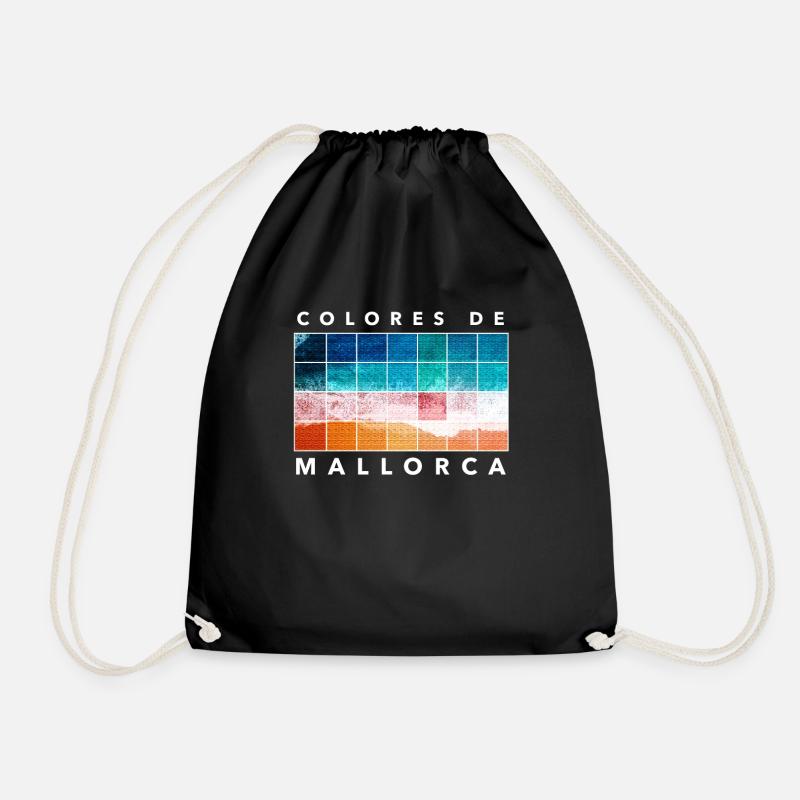 Mallorca - Turnbeutel - Schwarz