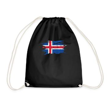 Islande - Sac de sport léger - noir - Devant