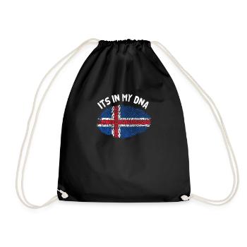 Islande - Sac de sport léger - noir - Devant