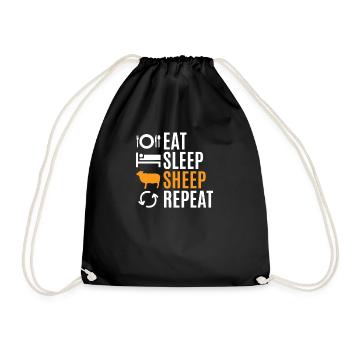 mouton - Sac de sport léger - noir - Devant