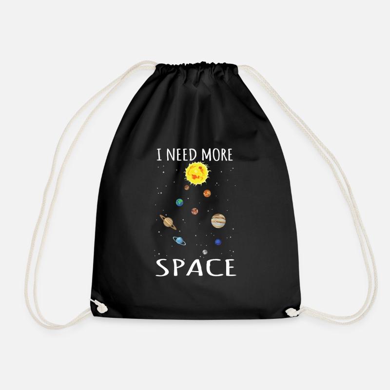 Planètes univers - Sac de sport léger - noir