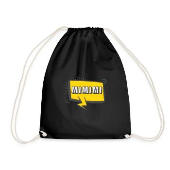 Bureau de travail drôle disant Mimimi - Sac de sport léger - noir - Devant