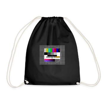 90s 80s 90s 80s - Drawstring Bag - black - Front