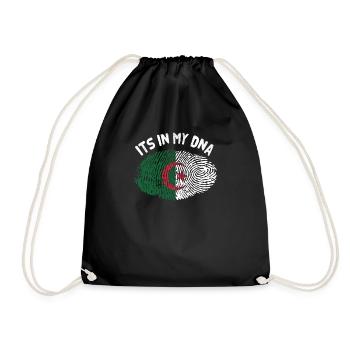 Algeria - Drawstring Bag - black - Front