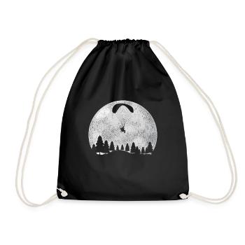 Lune parapente - Sac de sport léger - noir - Devant