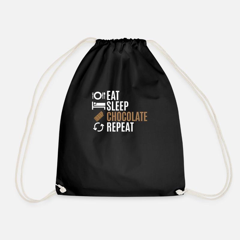chocolat - Sac de sport léger - noir