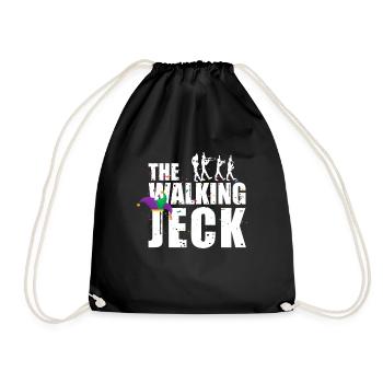 Le Walking Jeck - Costume de Carnaval - Sac de sport léger - noir - Devant